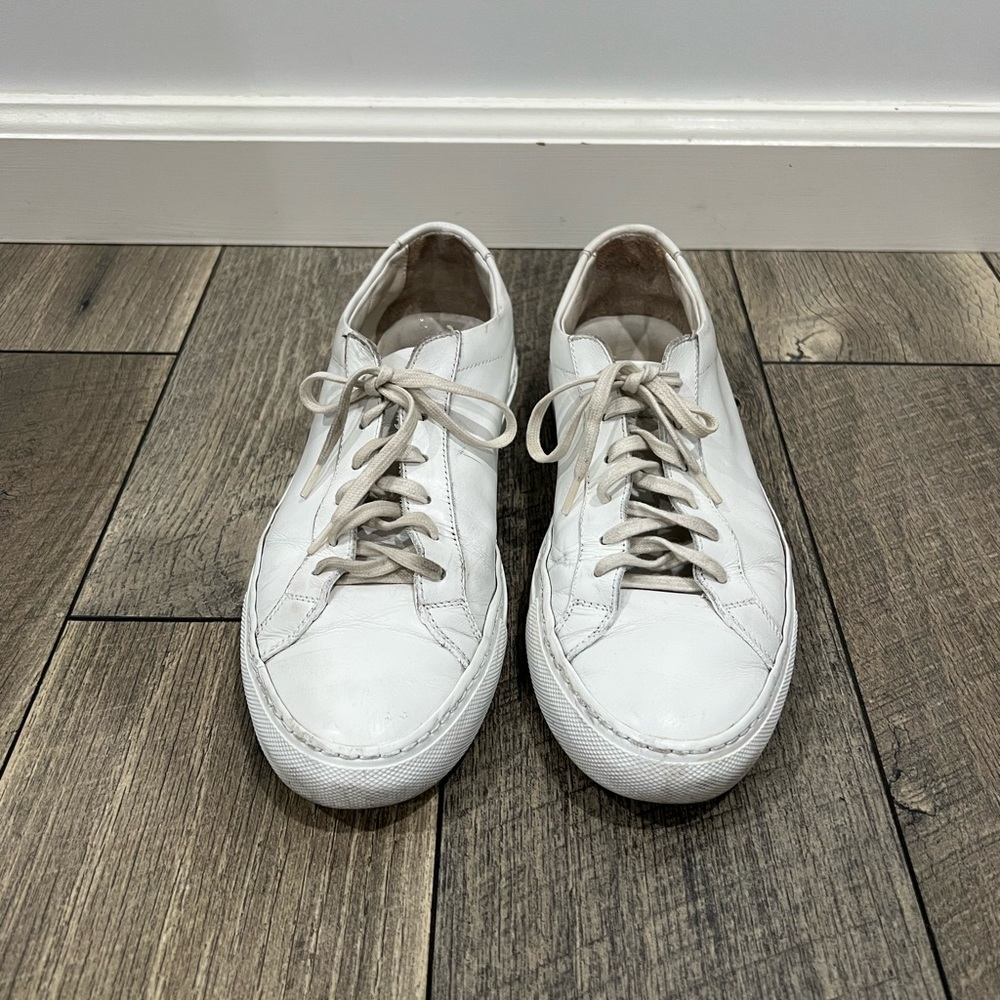 Common projects white achilles sneakers